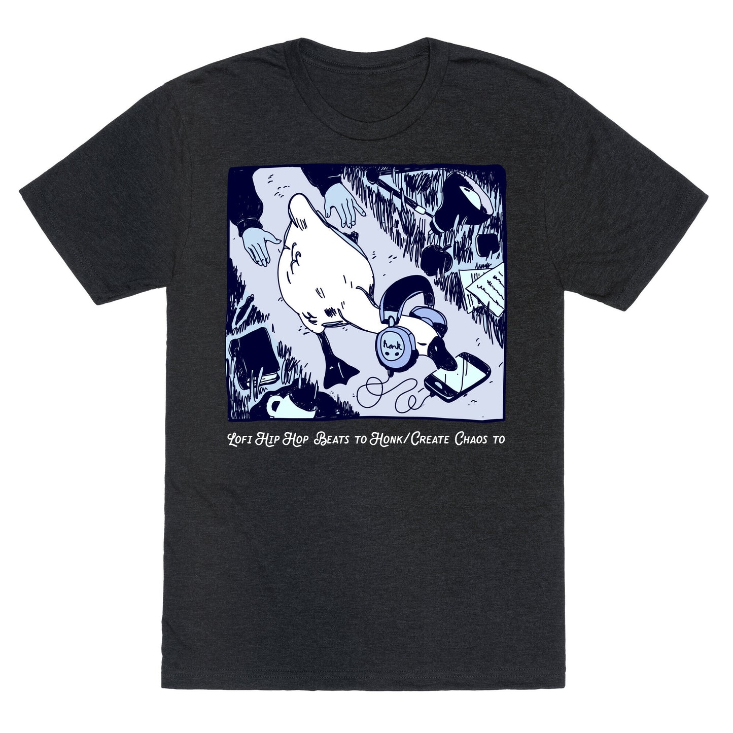Lofi Hip Hop Goose Unisex Triblend Tee