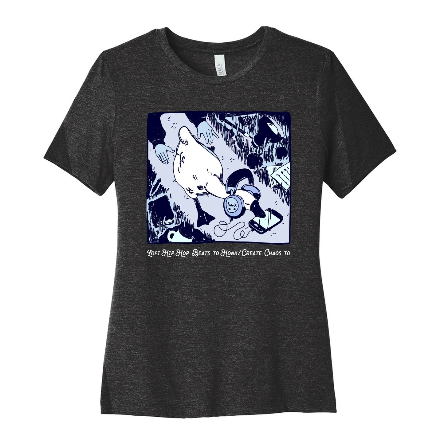 Lofi Hip Hop Goose Women's Cotton Tee