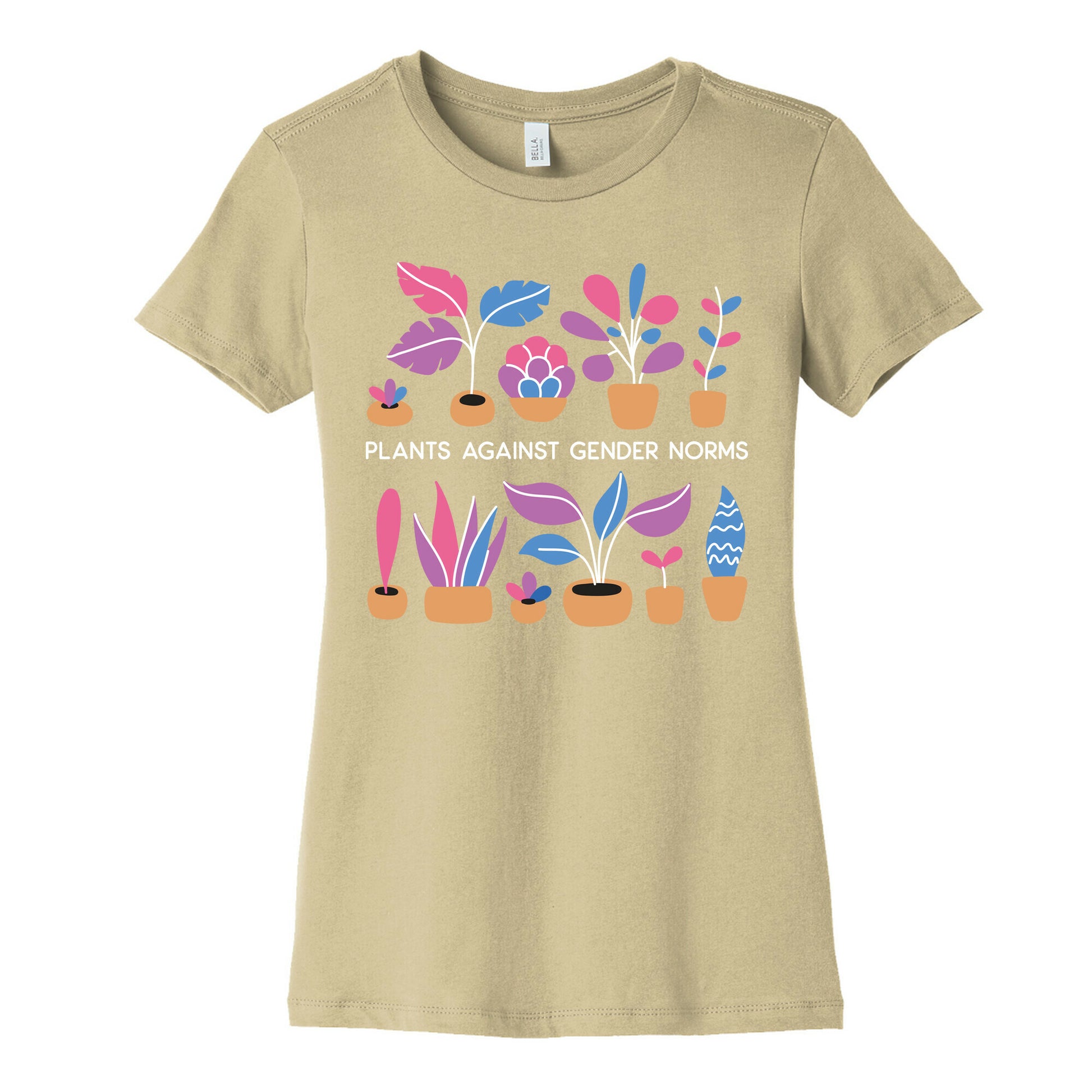 Plants Against Gender Norms Women's Cotton Tee