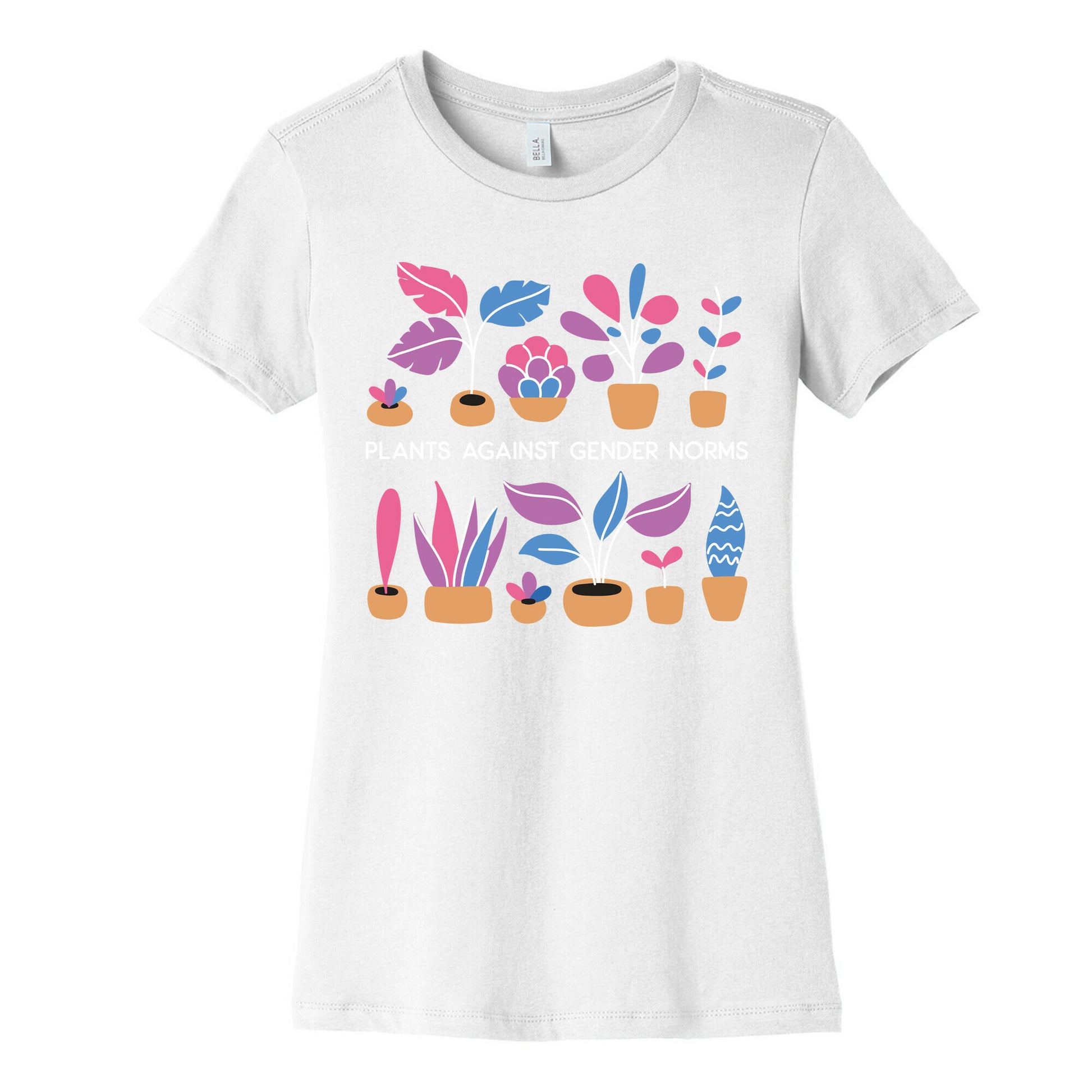 Plants Against Gender Norms Women's Cotton Tee