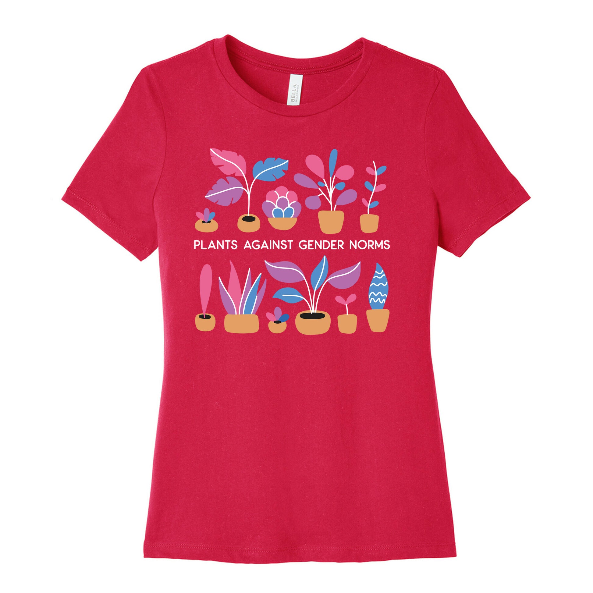 Plants Against Gender Norms Women's Cotton Tee