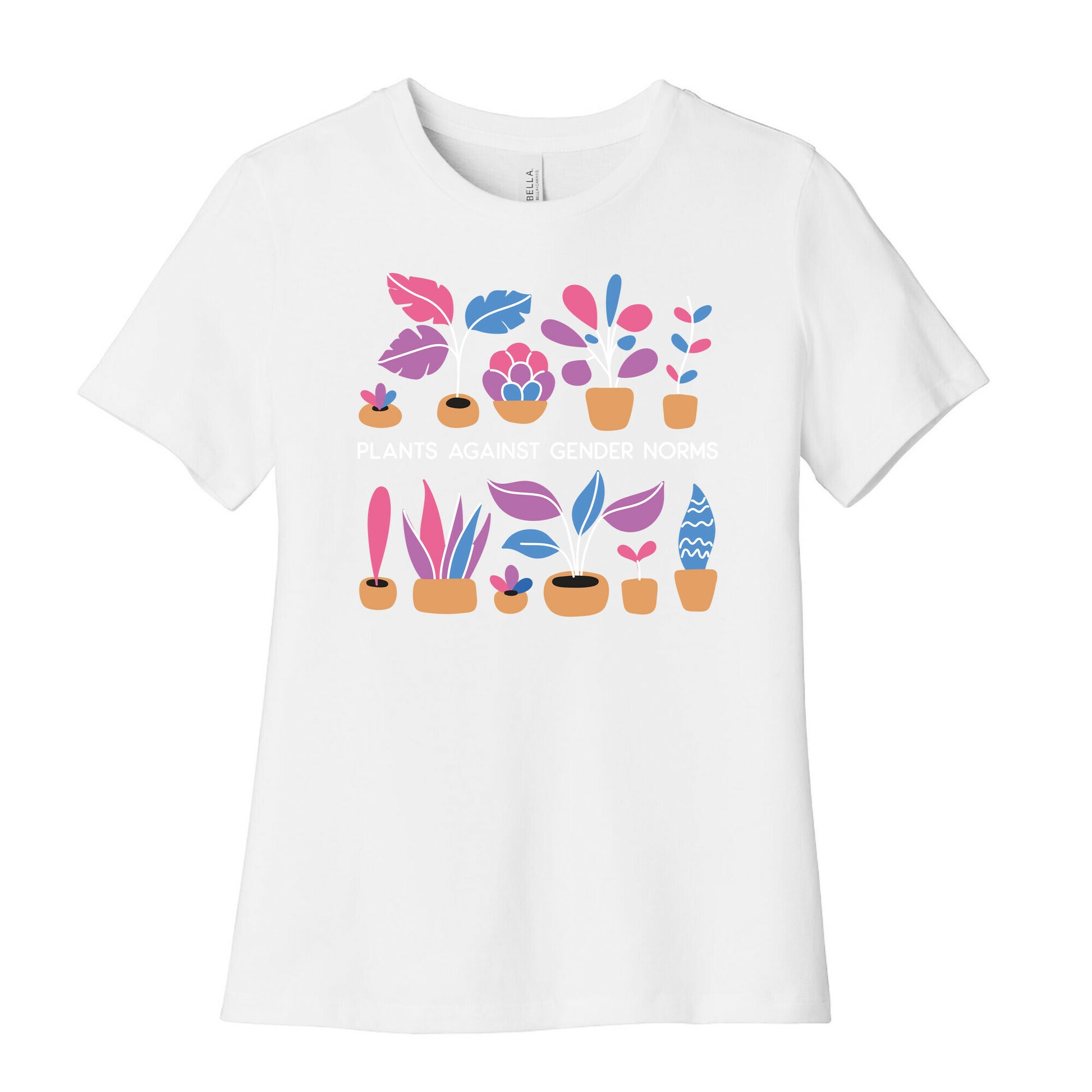 Plants Against Gender Norms Women's Cotton Tee
