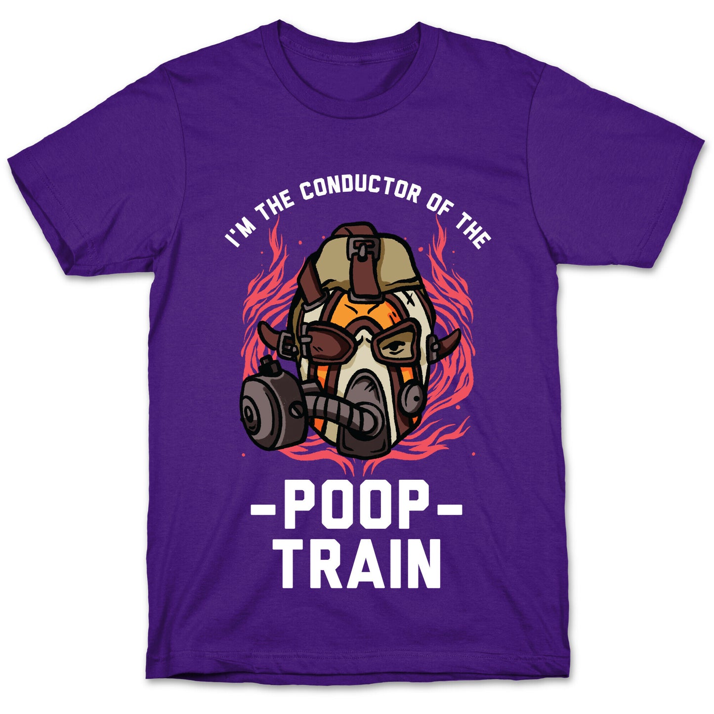 I'm the Conductor of the Poop Train Krieg Parody T-Shirt