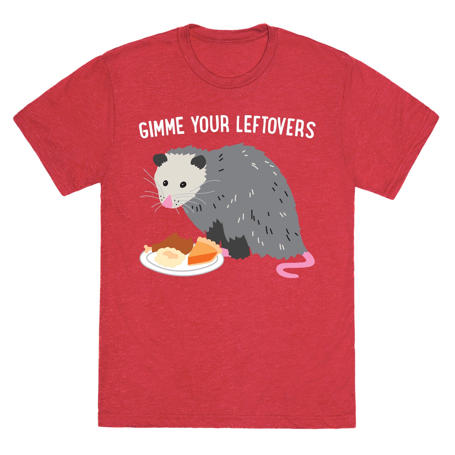 Gimme Your Leftovers Possum Unisex Triblend Tee