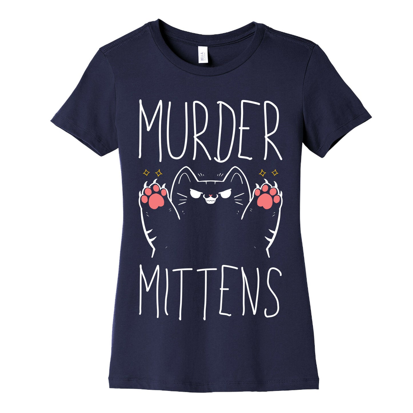 Murder Mittens Women's Cotton Tee