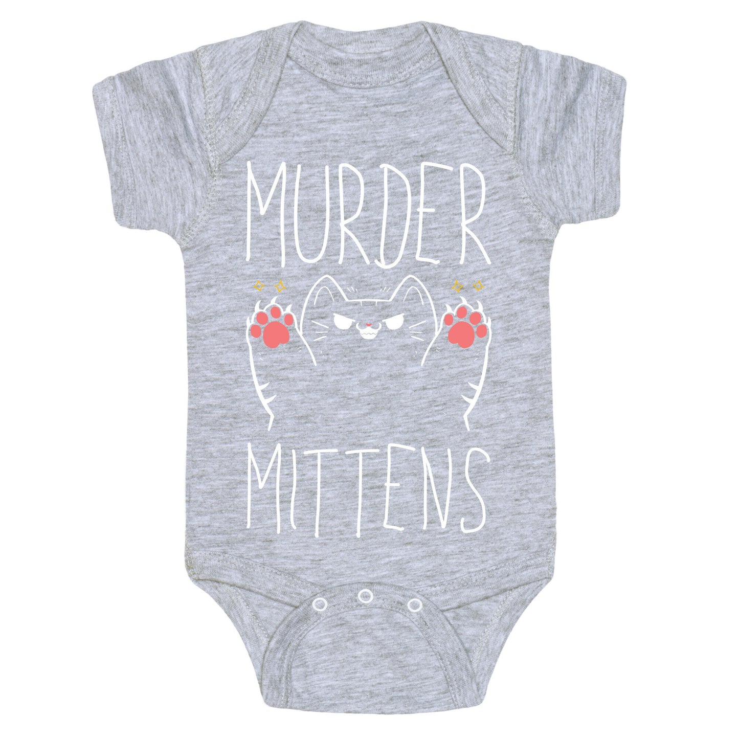 Murder Mittens Baby One Piece