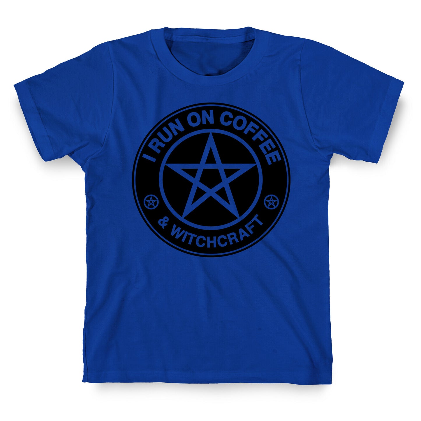 I Run On Coffee and Witchcraft Parody T-Shirt