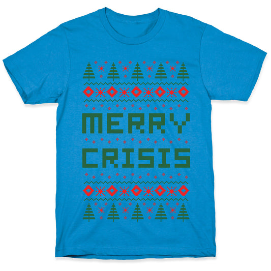 Merry Crisis Ugly Christmas Sweater T-Shirt