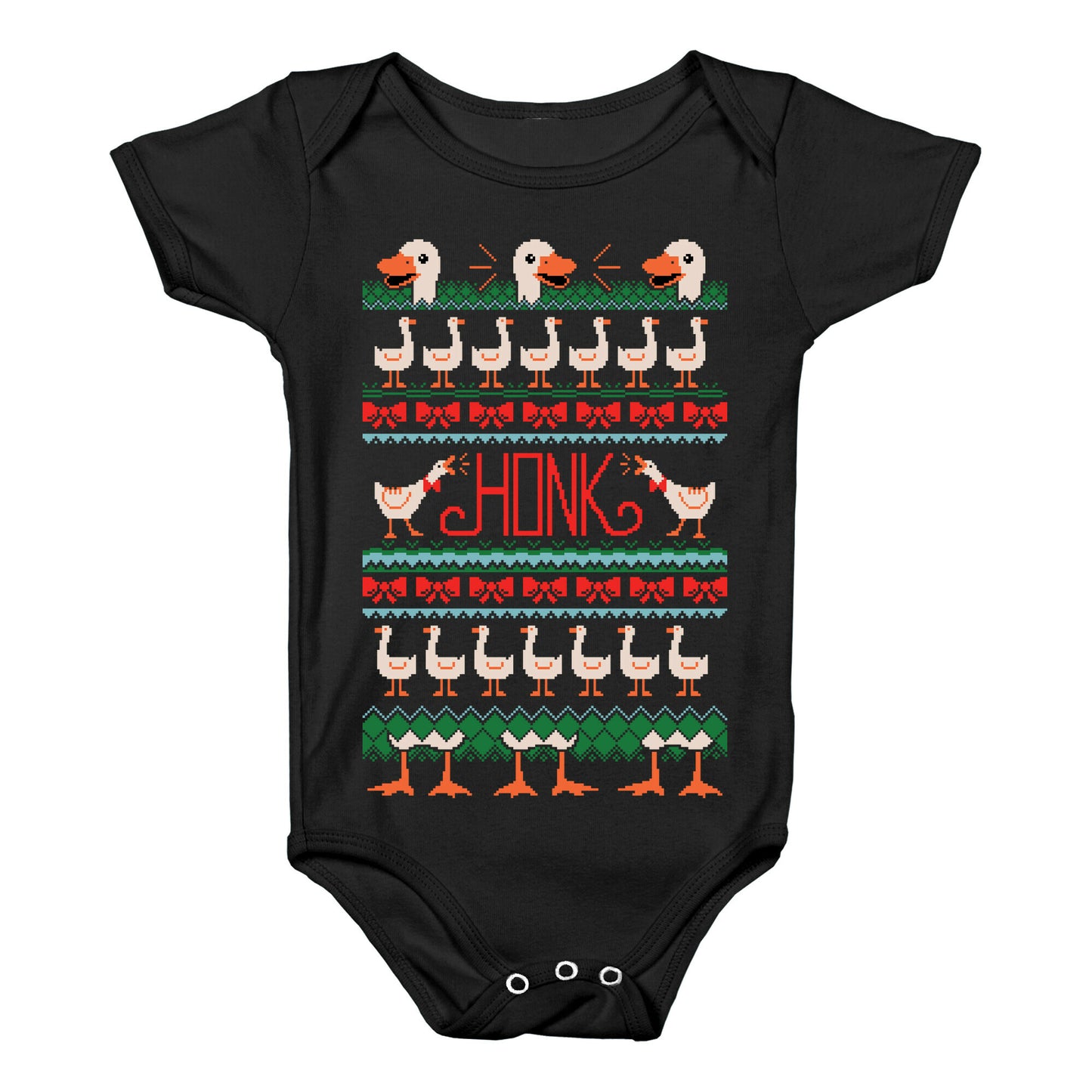 Ugly Goose Sweater Baby One Piece