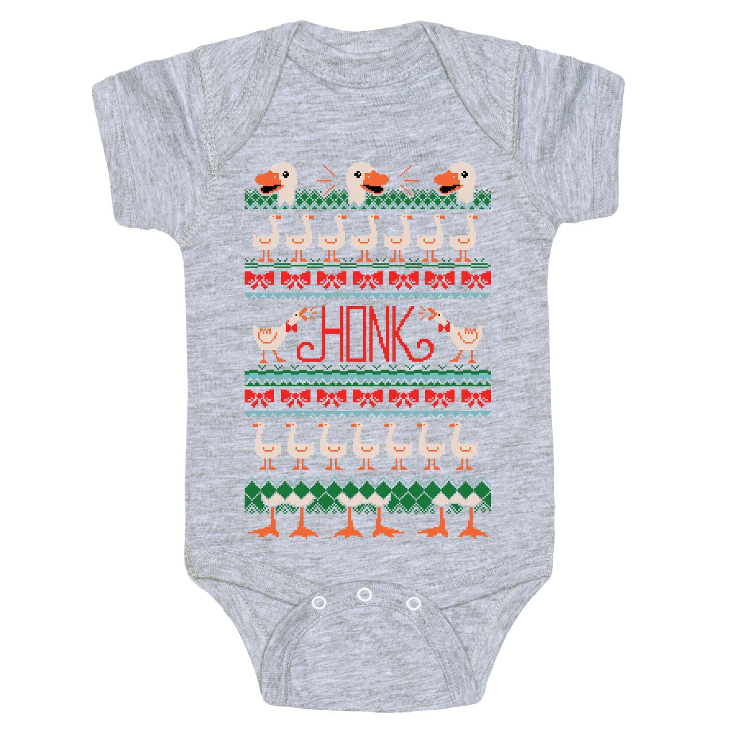 Ugly Goose Sweater Baby One Piece