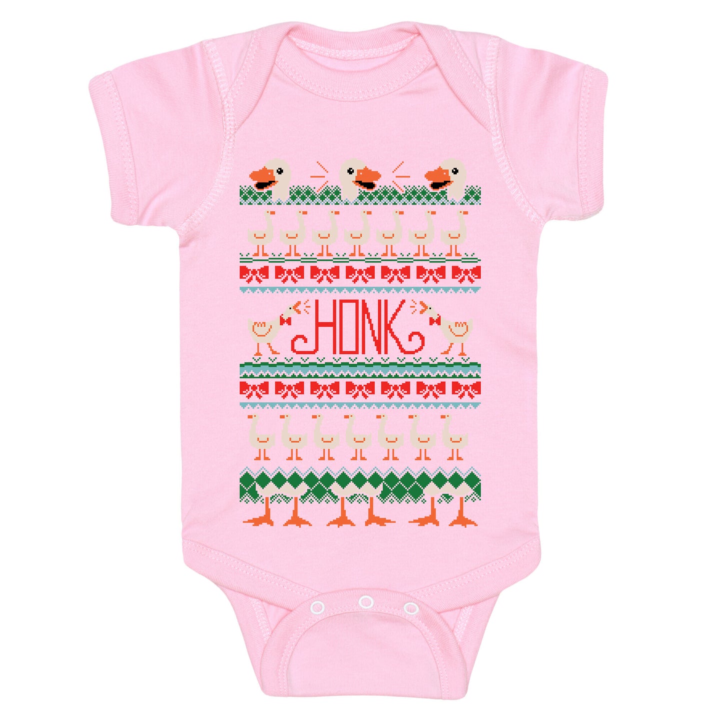 Ugly Goose Sweater Baby One Piece