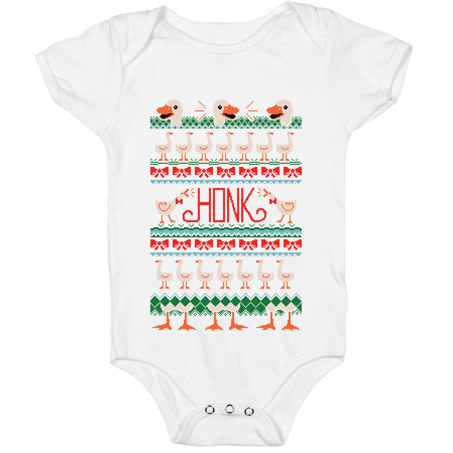 Ugly Goose Sweater Baby One Piece