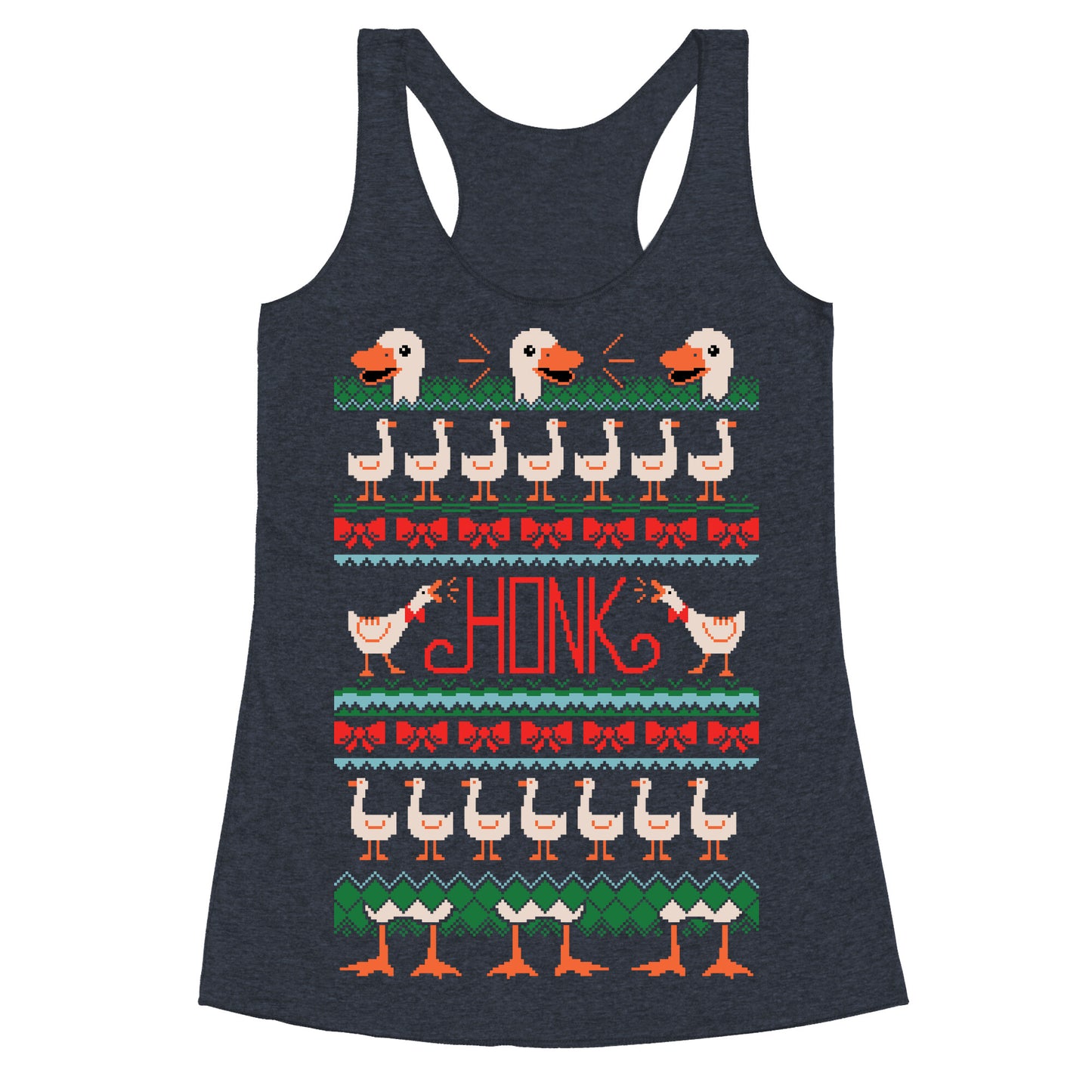 Ugly Goose Sweater Racerback Tank