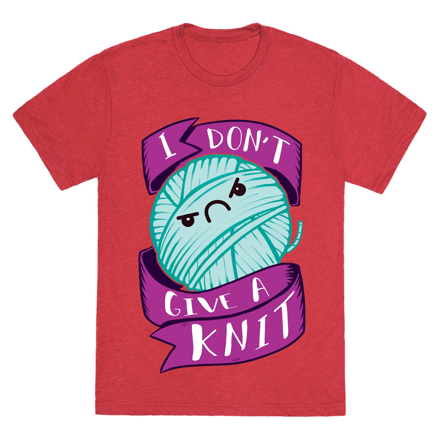 I Don't Give A Knit Unisex Triblend Tee