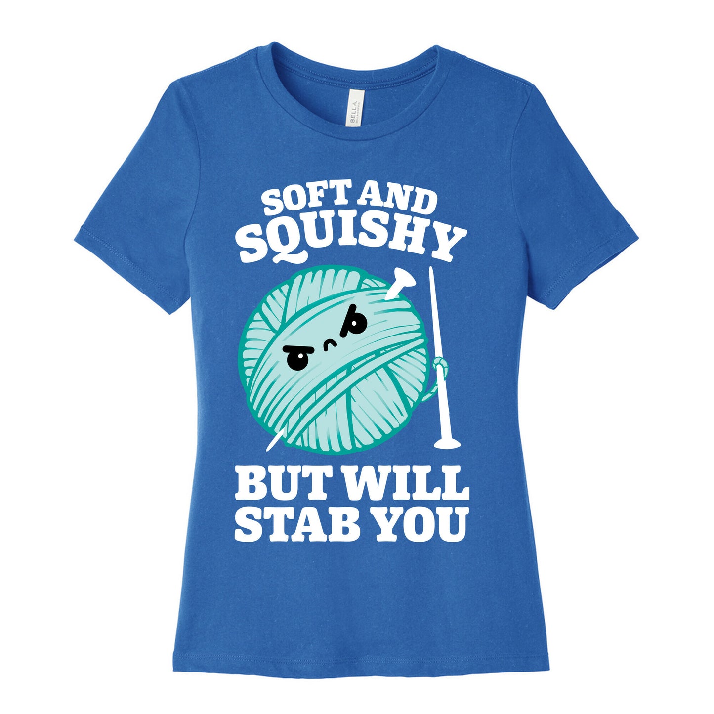 Soft and Squishy But Will Stab You Women's Cotton Tee