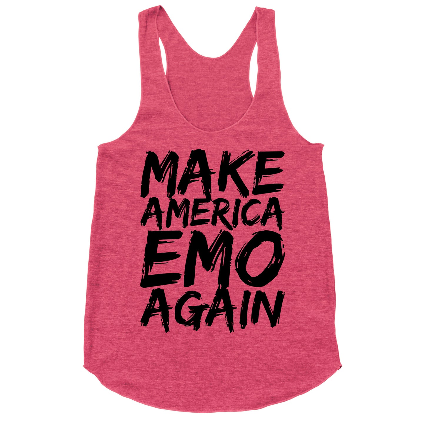 Make America Emo Again Racerback Tank