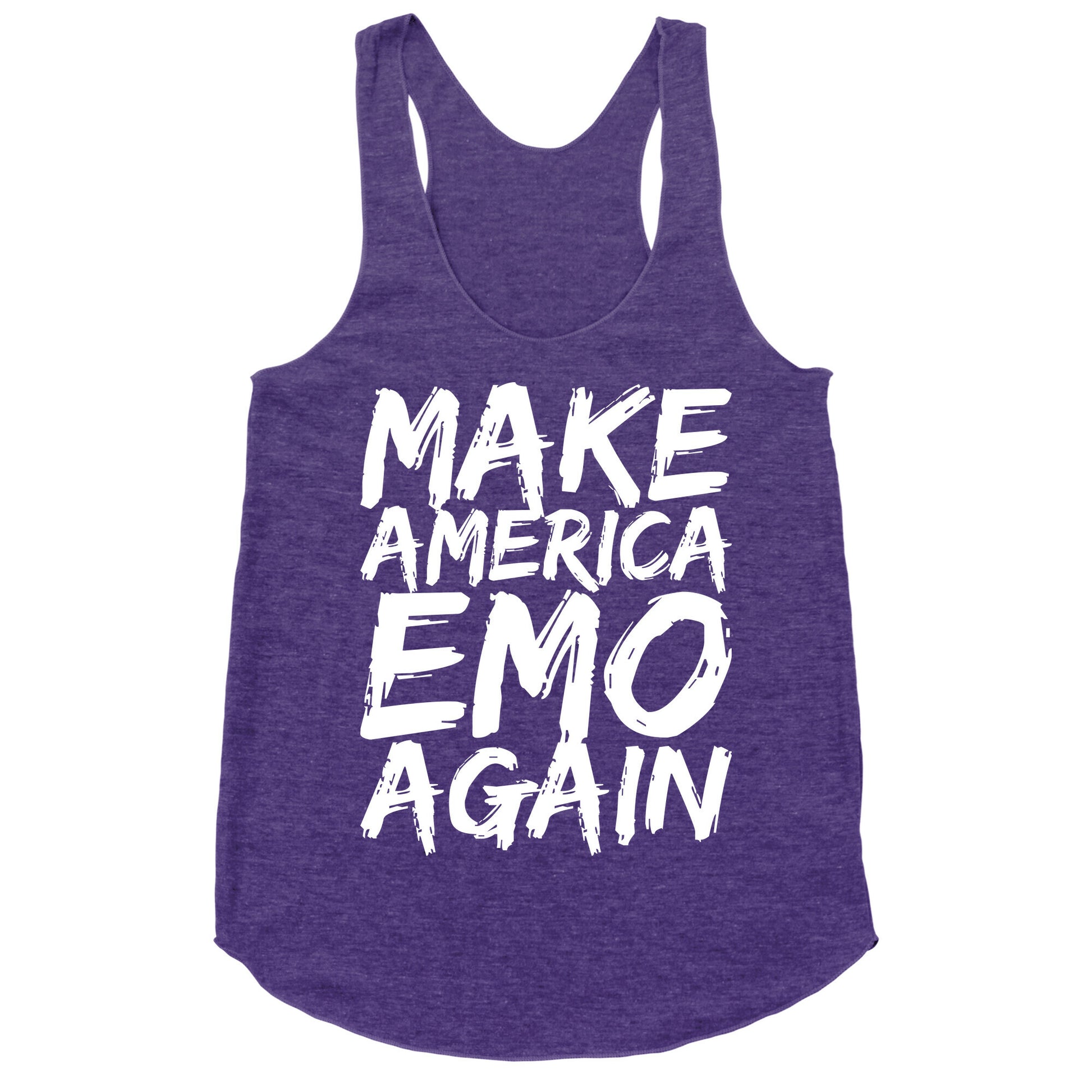 Make America Emo Again Racerback Tank