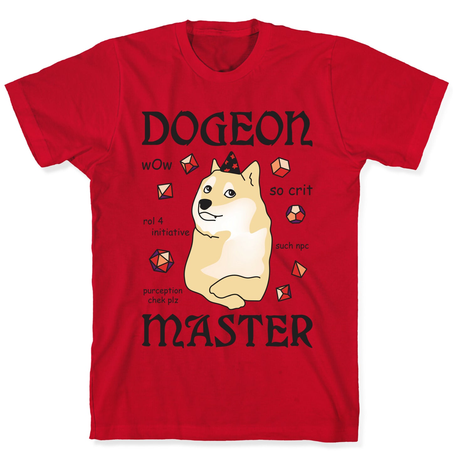 Dogeon Master Doge DM T-Shirt