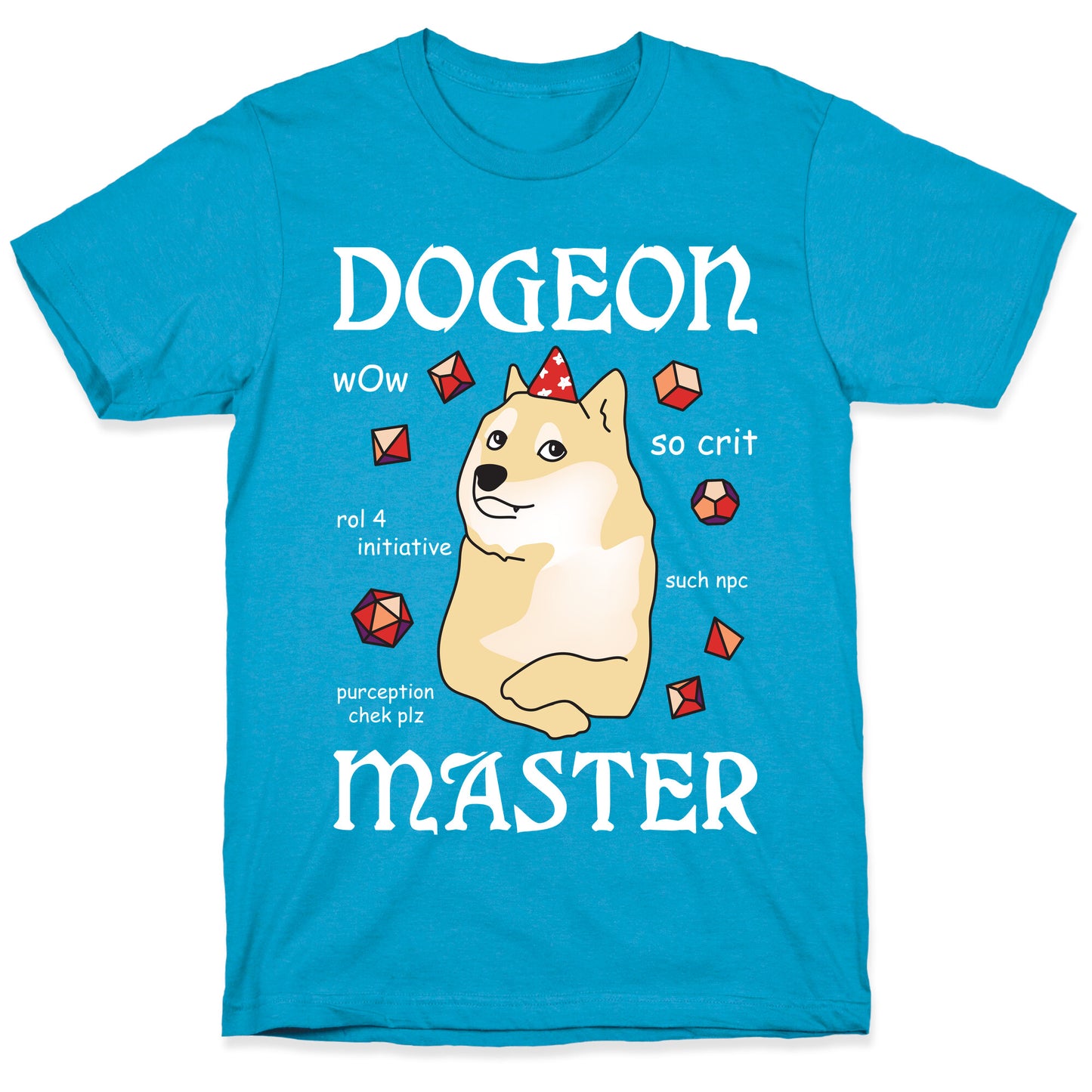 Dogeon Master Doge DM Unisex Triblend Tee