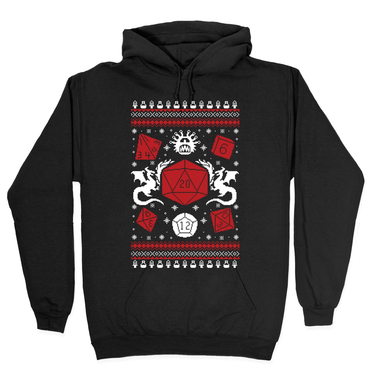 D&D Ugly Sweater Hoodie