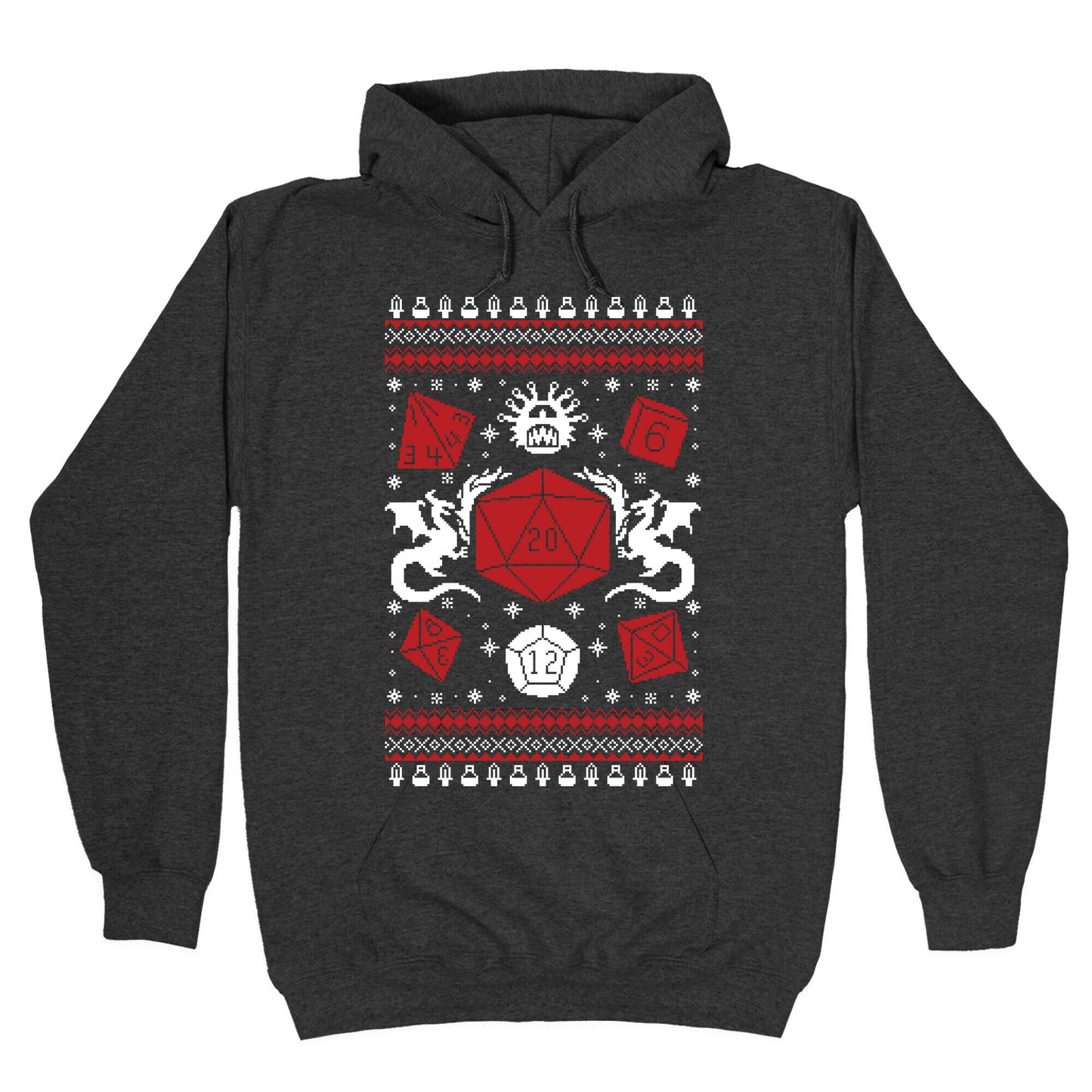 D&D Ugly Sweater Hoodie