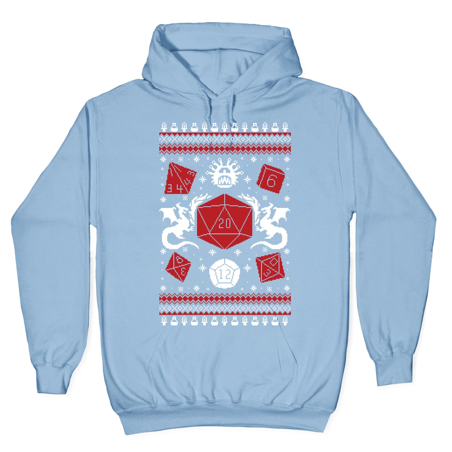 D&D Ugly Sweater Hoodie