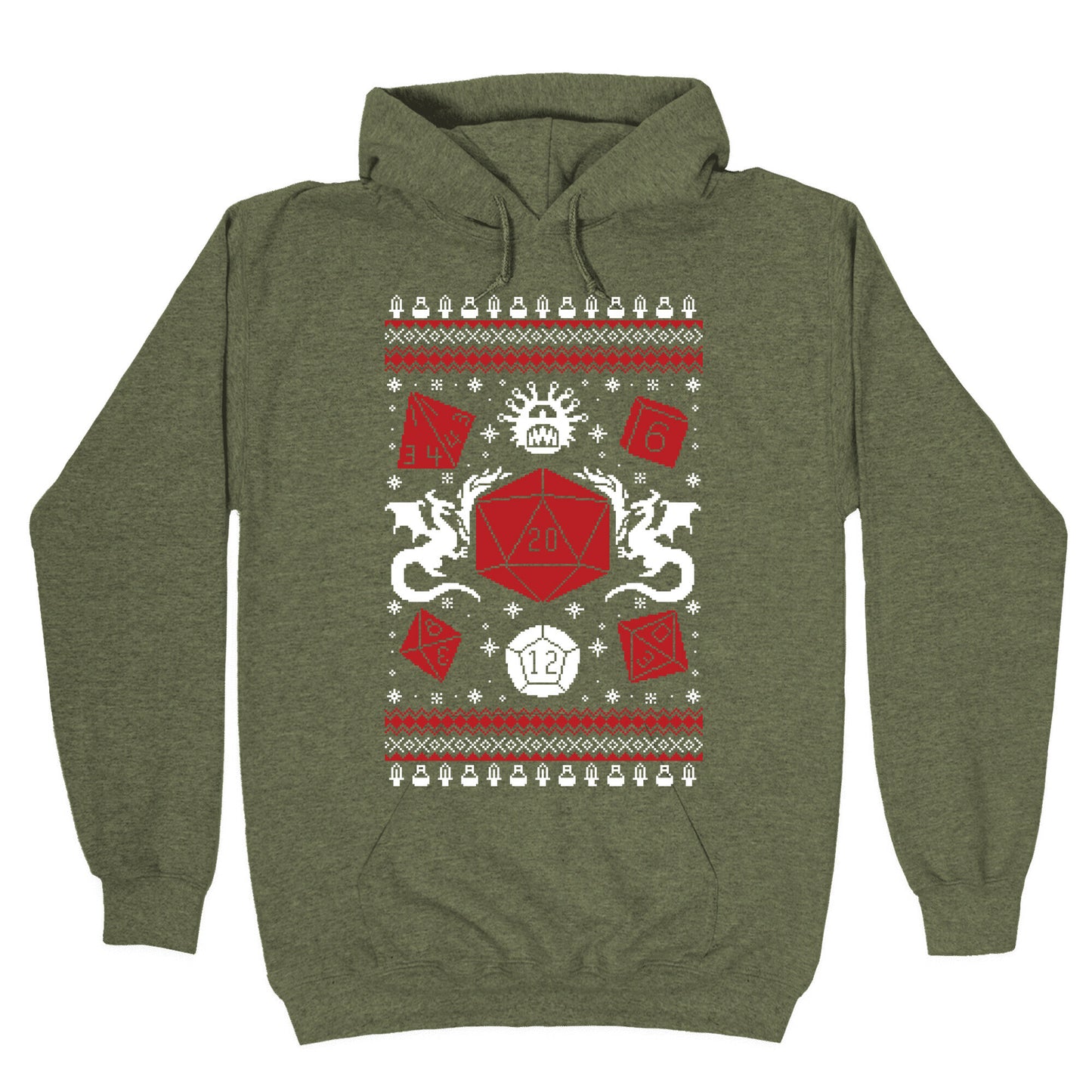 D&D Ugly Sweater Hoodie
