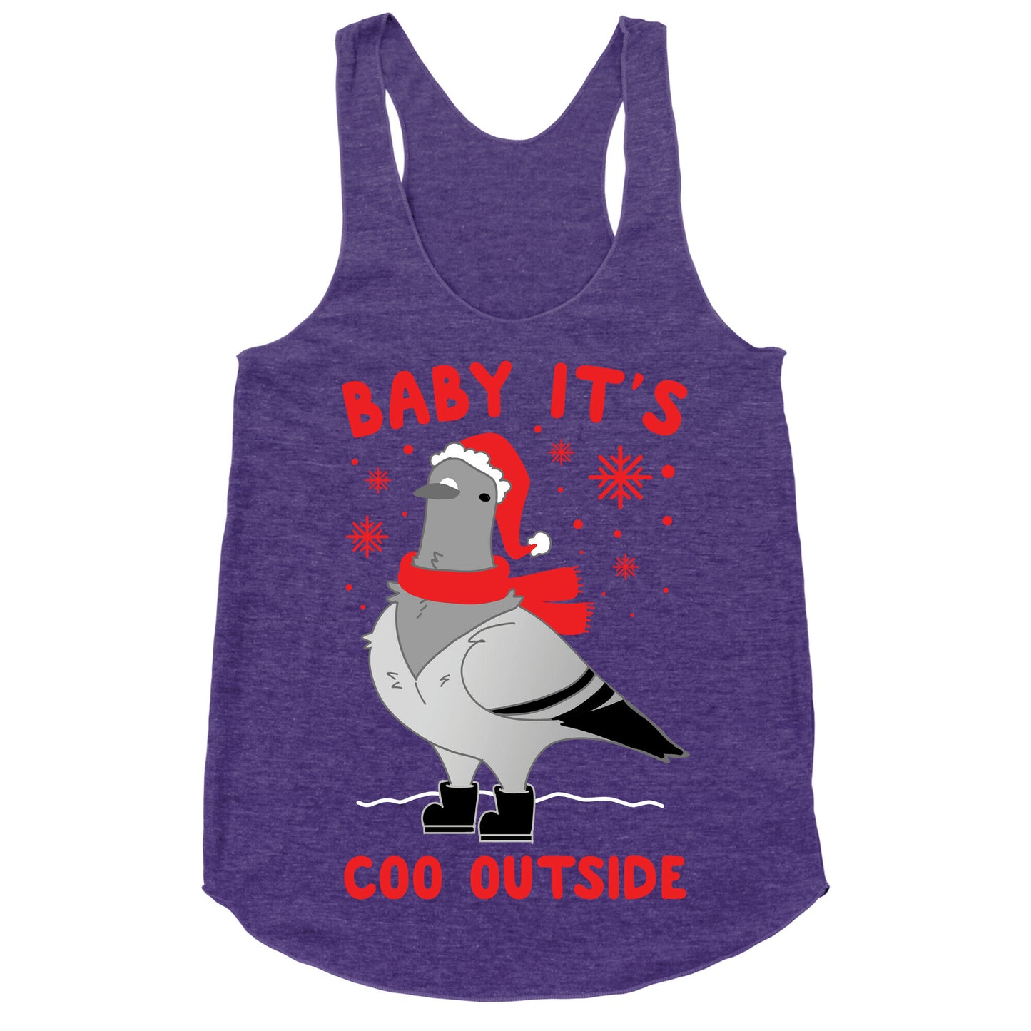 Baby It's Coo Outside Racerback Tank