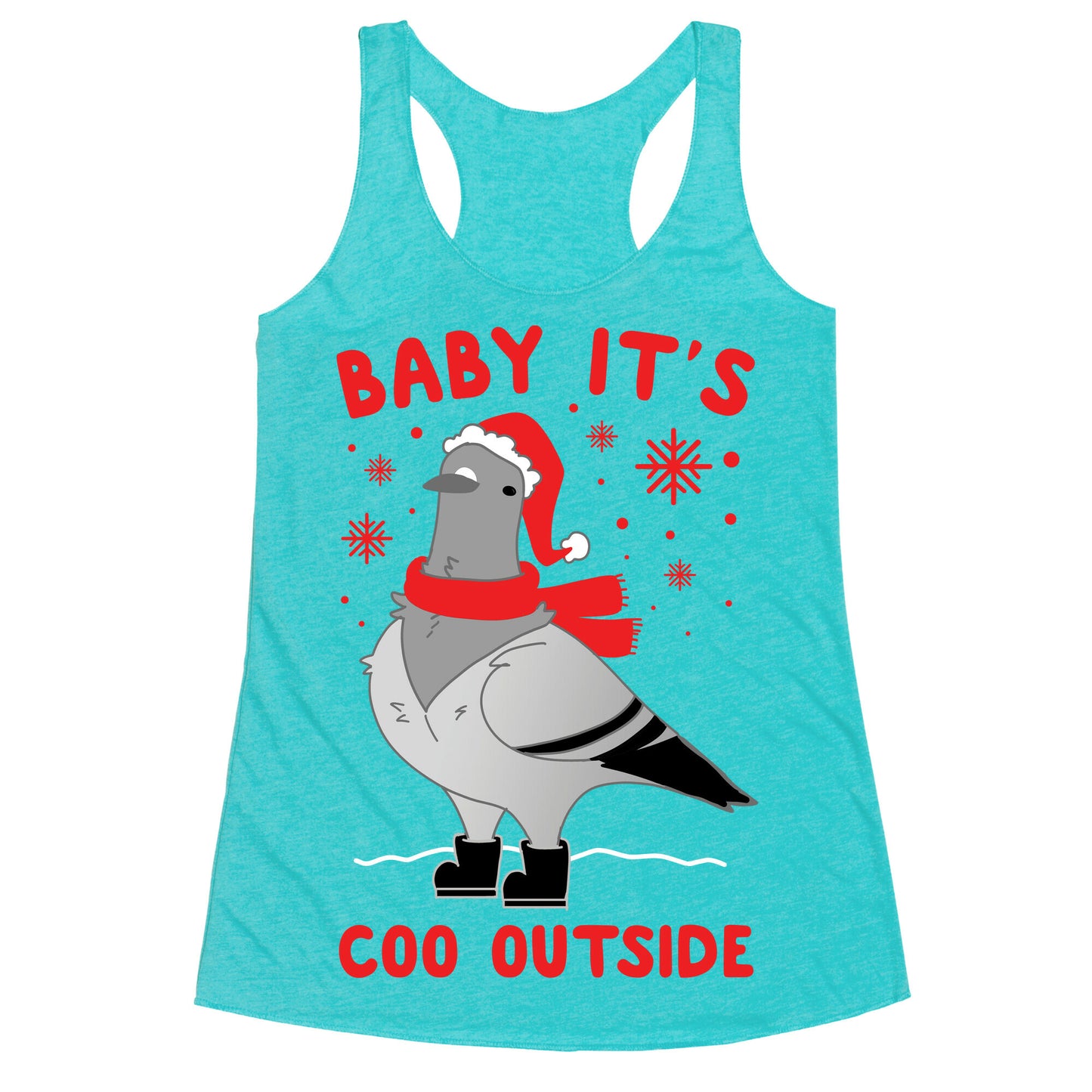Baby It's Coo Outside Racerback Tank