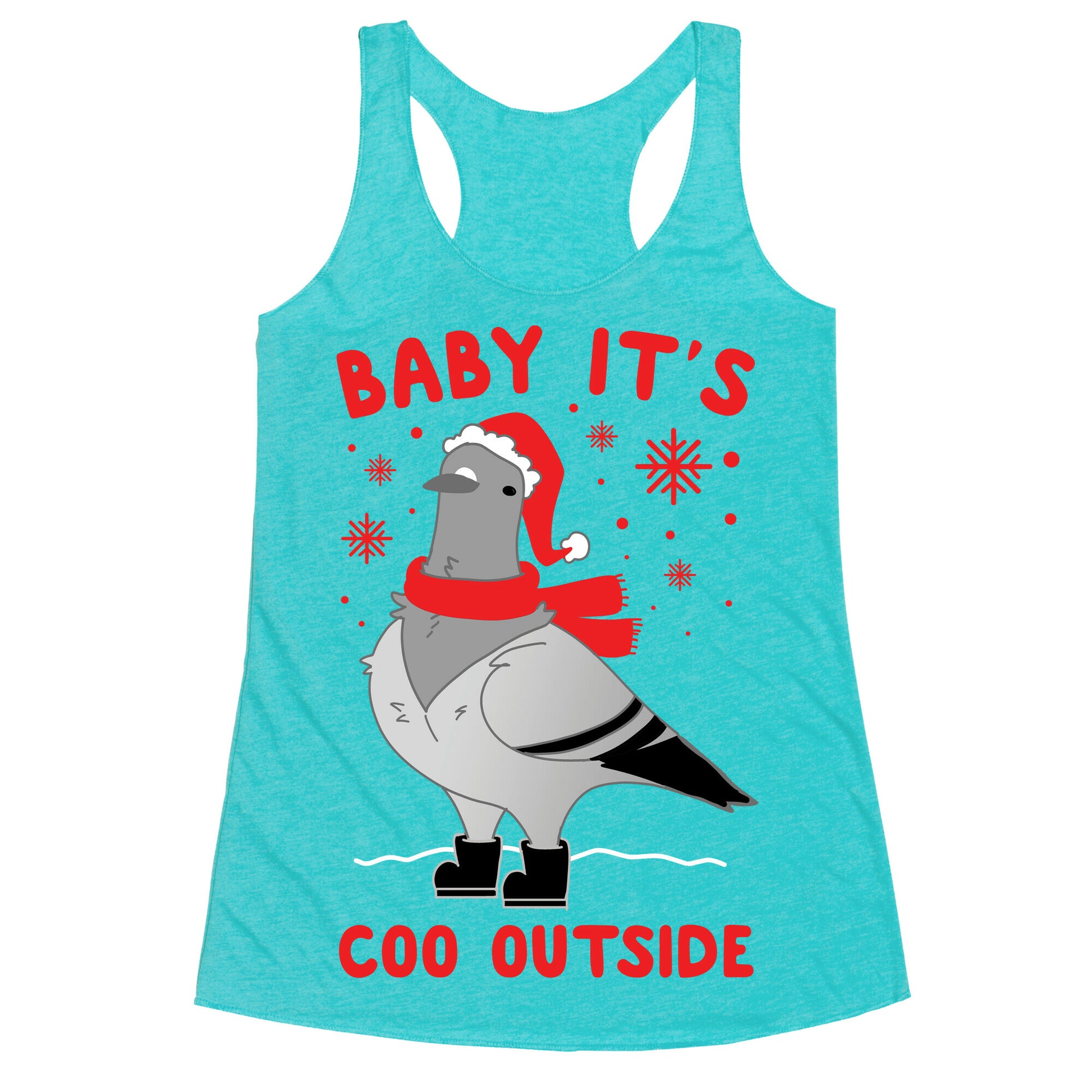 Baby It's Coo Outside Racerback Tank