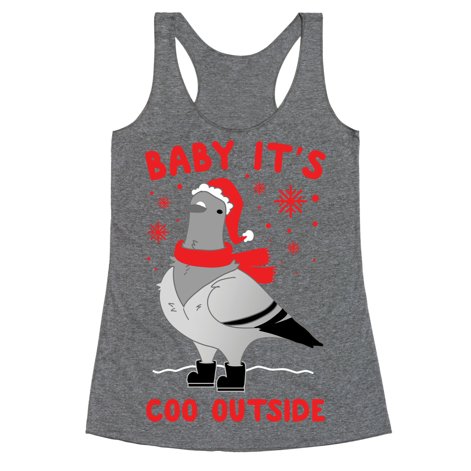 Baby It's Coo Outside Racerback Tank