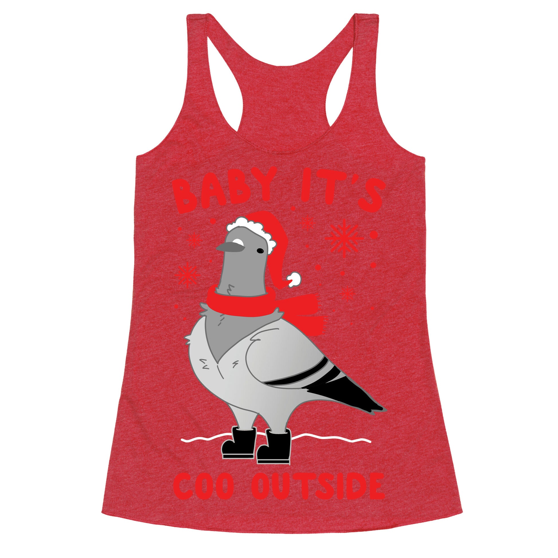 Baby It's Coo Outside Racerback Tank