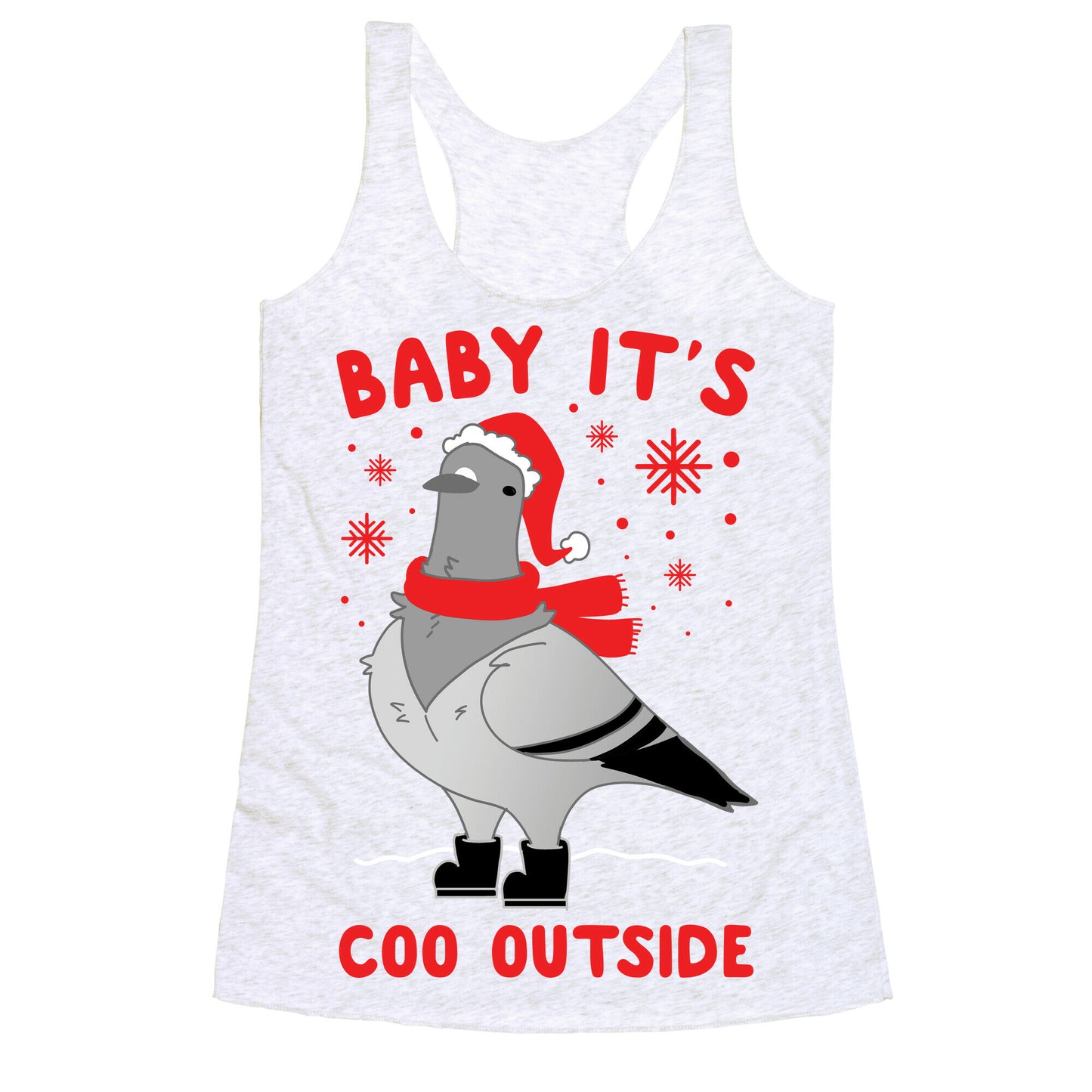 Baby It's Coo Outside Racerback Tank
