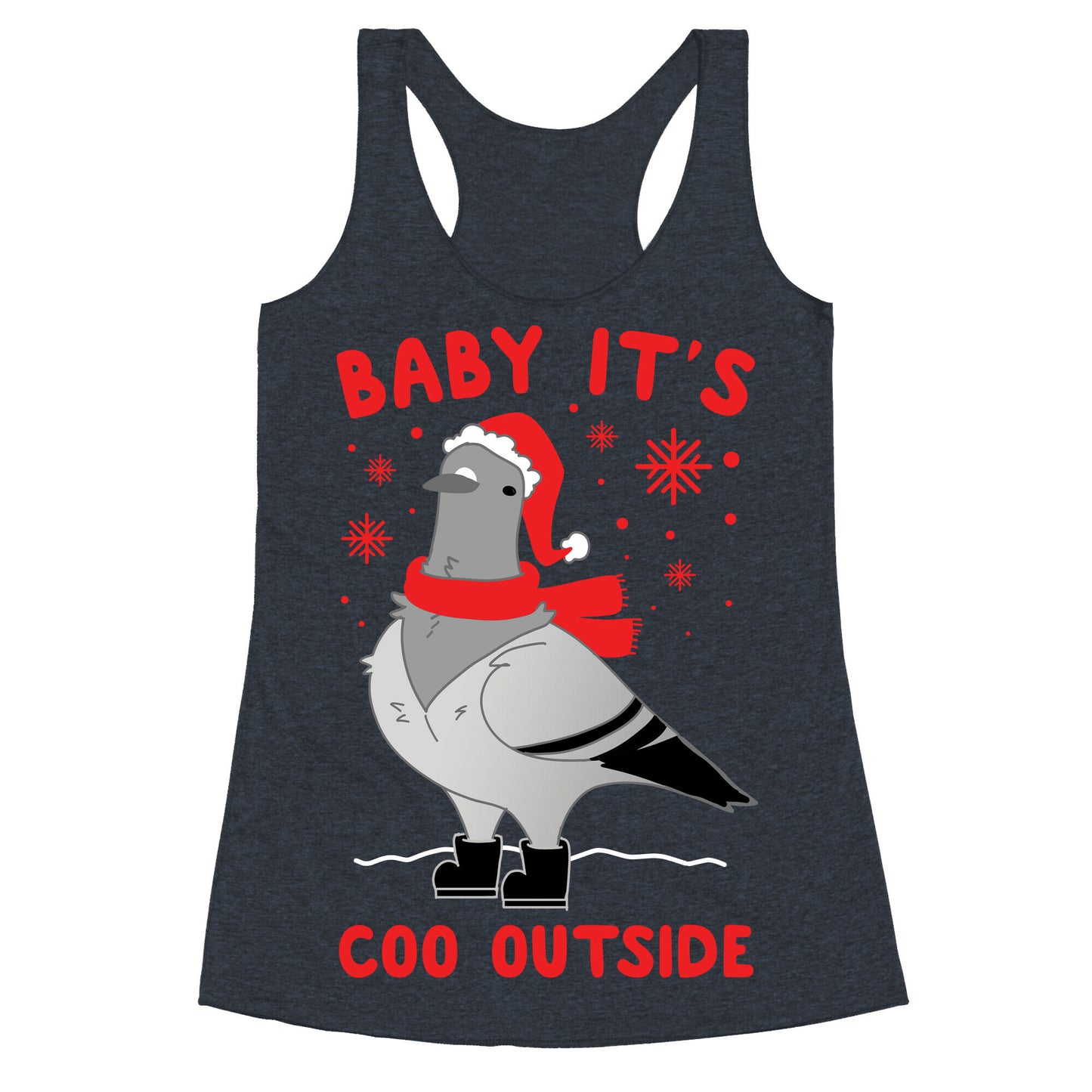 Baby It's Coo Outside Racerback Tank