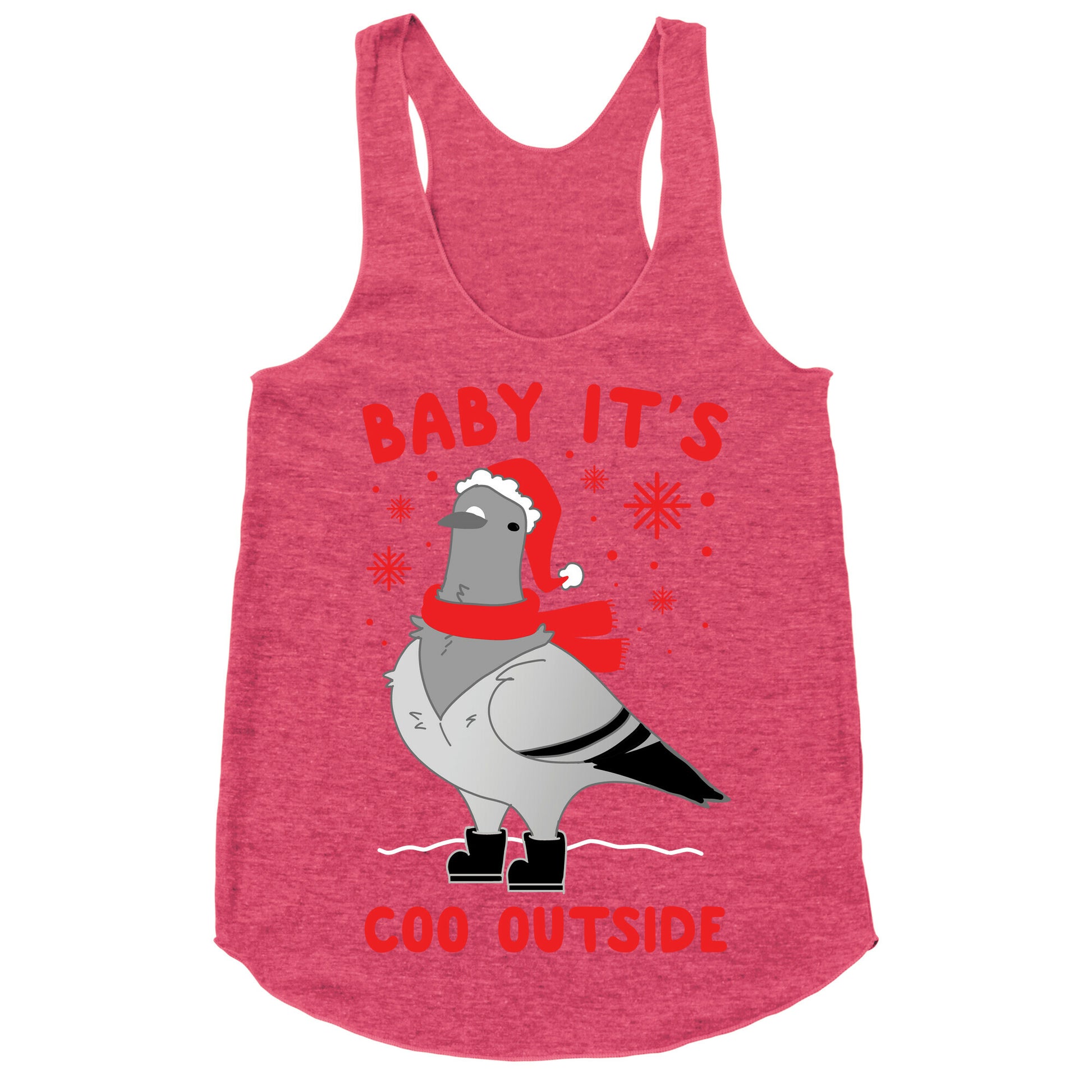 Baby It's Coo Outside Racerback Tank