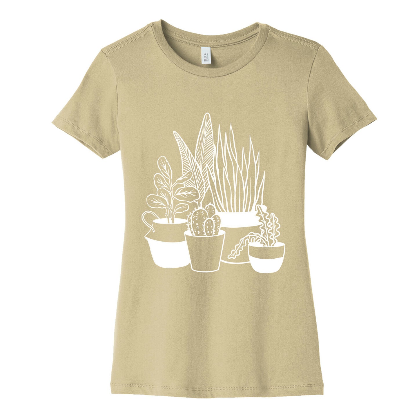 Houseplant Illustration Women's Cotton Tee