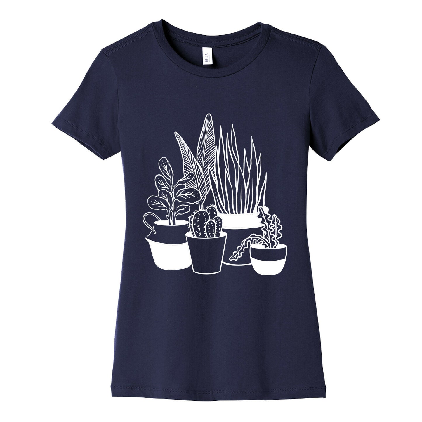 Houseplant Illustration Women's Cotton Tee