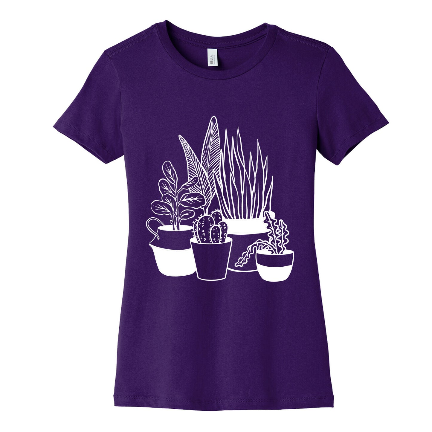 Houseplant Illustration Women's Cotton Tee