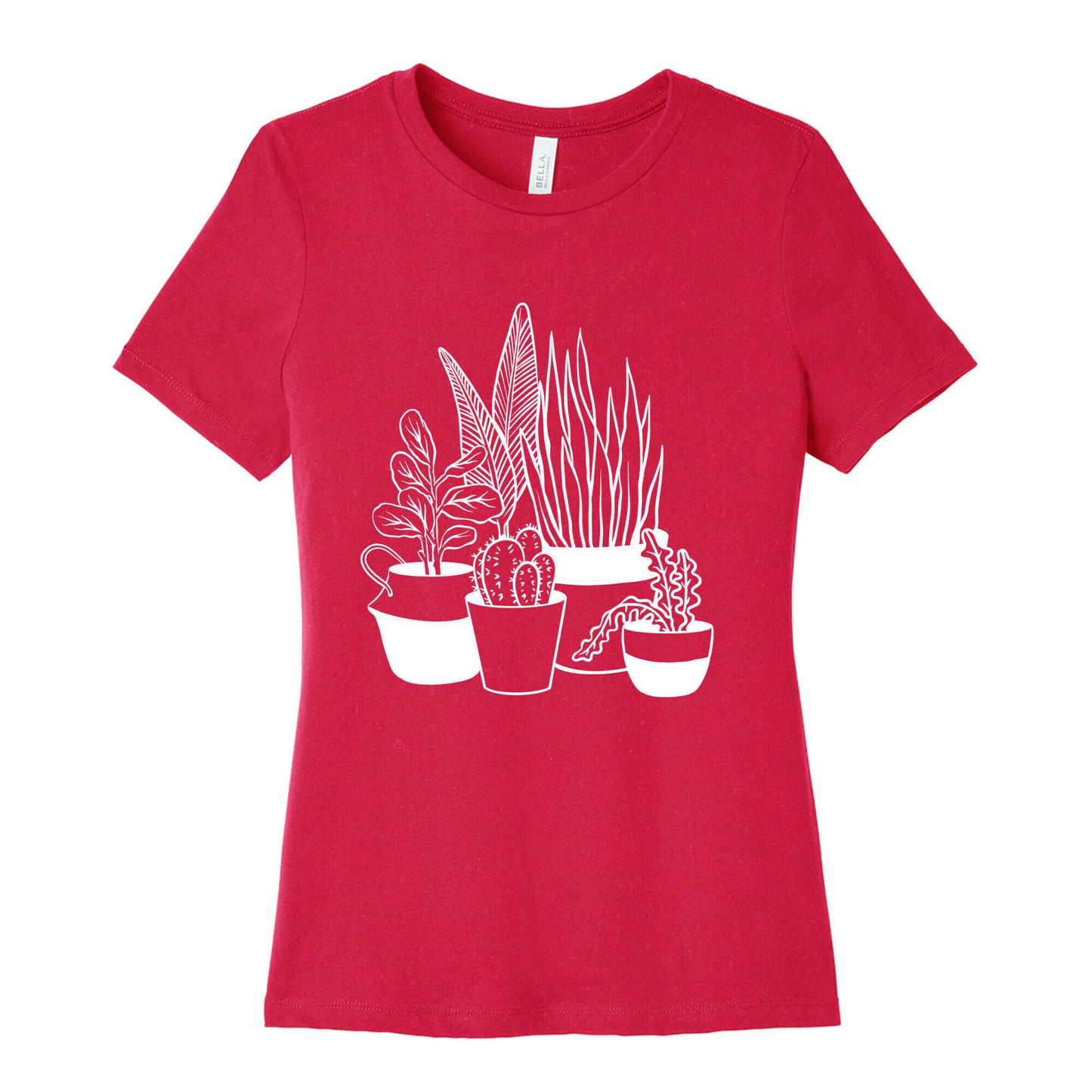 Houseplant Illustration Women's Cotton Tee