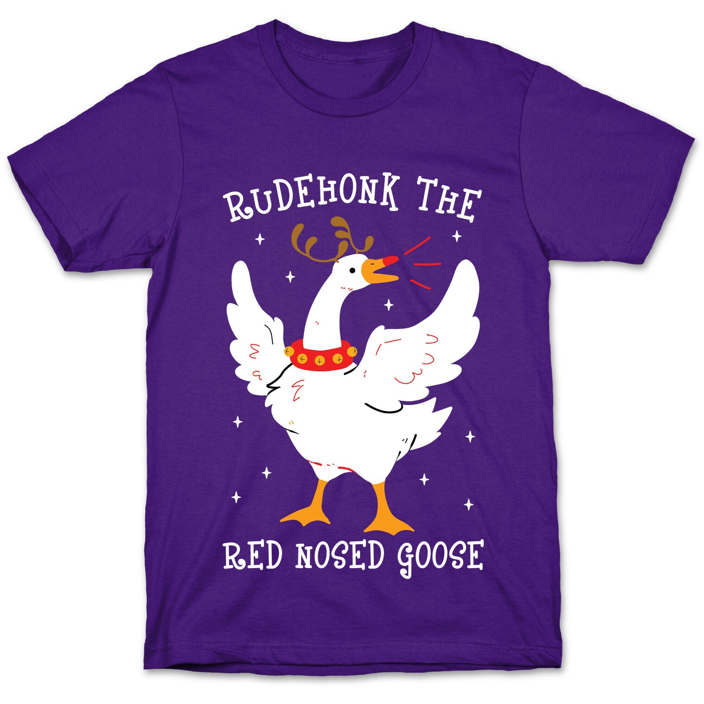 Rudehonk The Red Nosed Goose T-Shirt