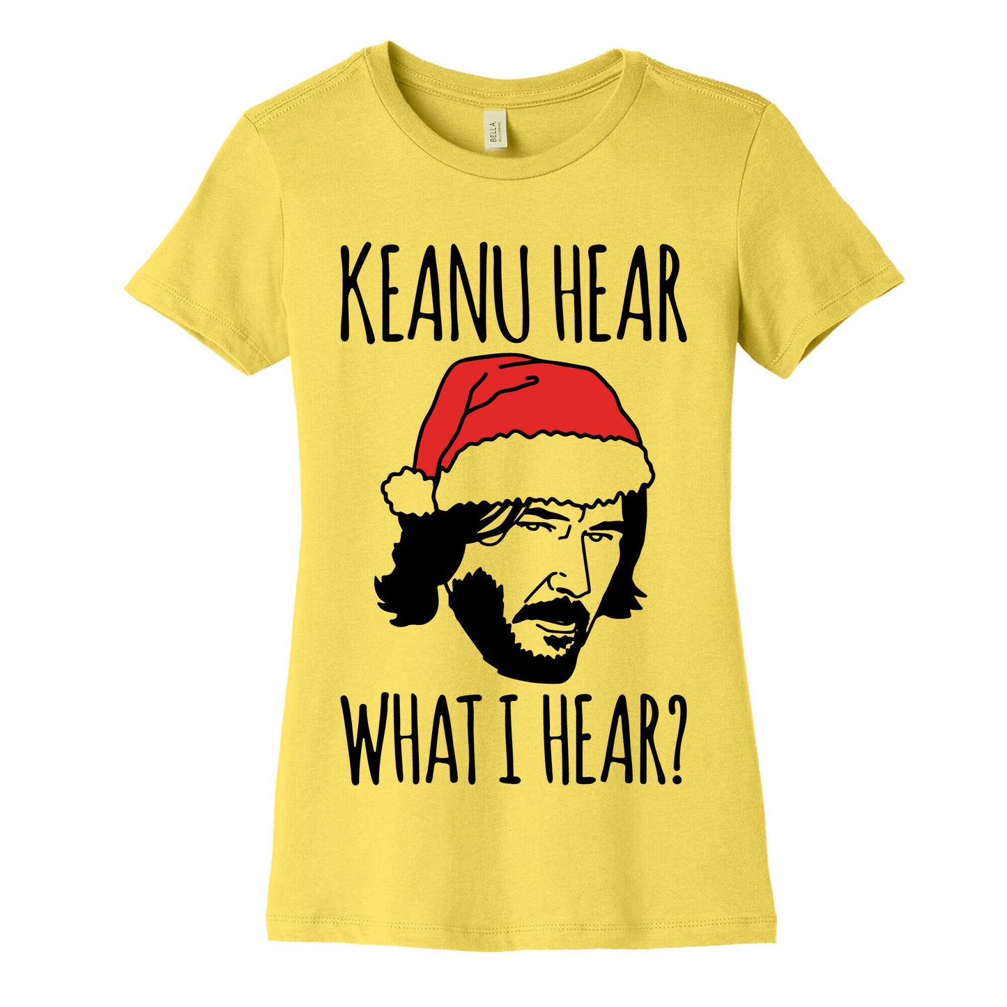 Keanu Hear What I Hear Parody Women's Cotton Tee
