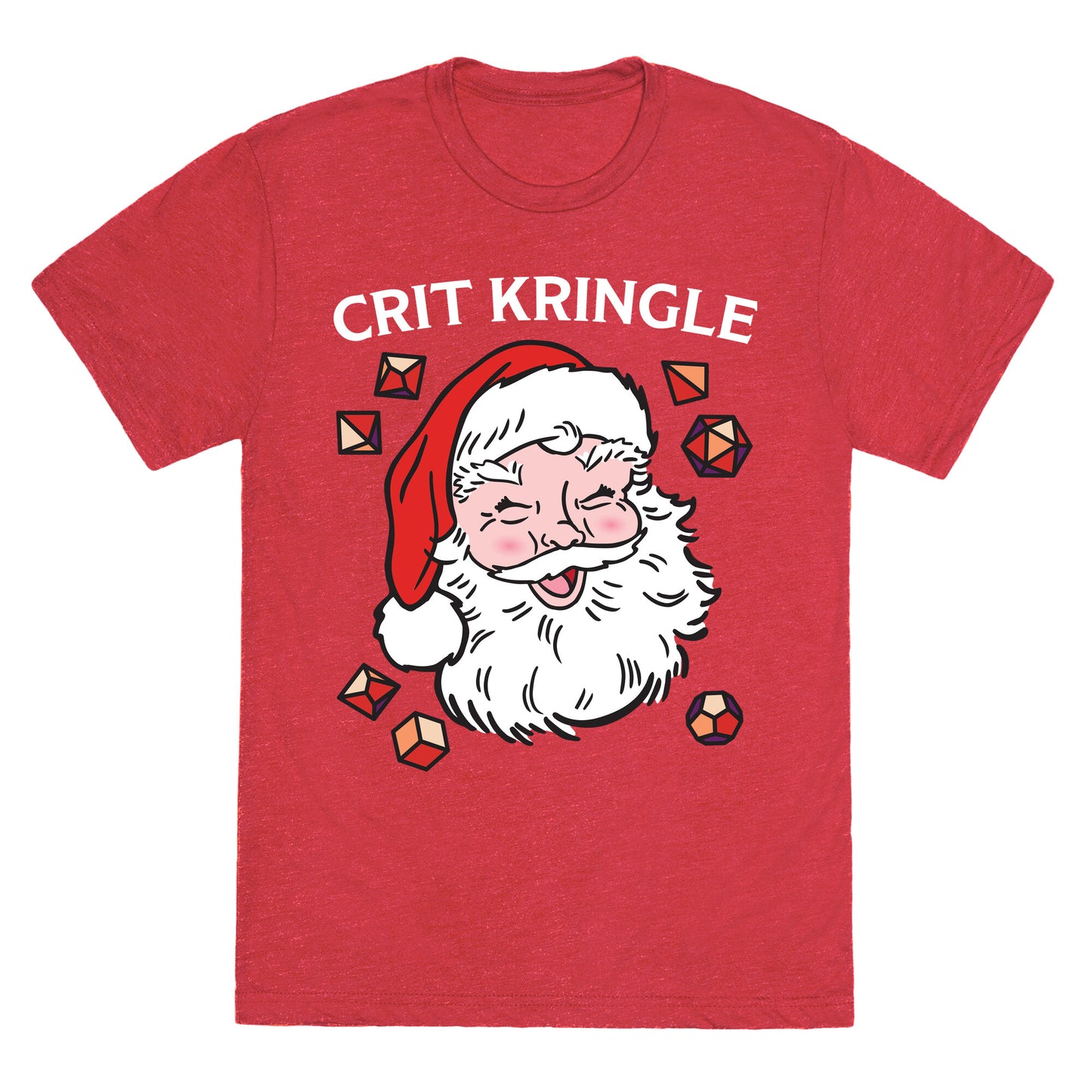 Crit Kringle Santa Unisex Triblend Tee