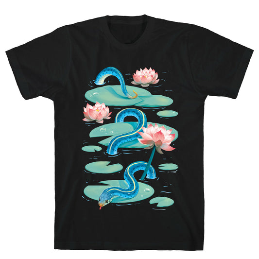 Garter Among Lily Pads T-Shirt