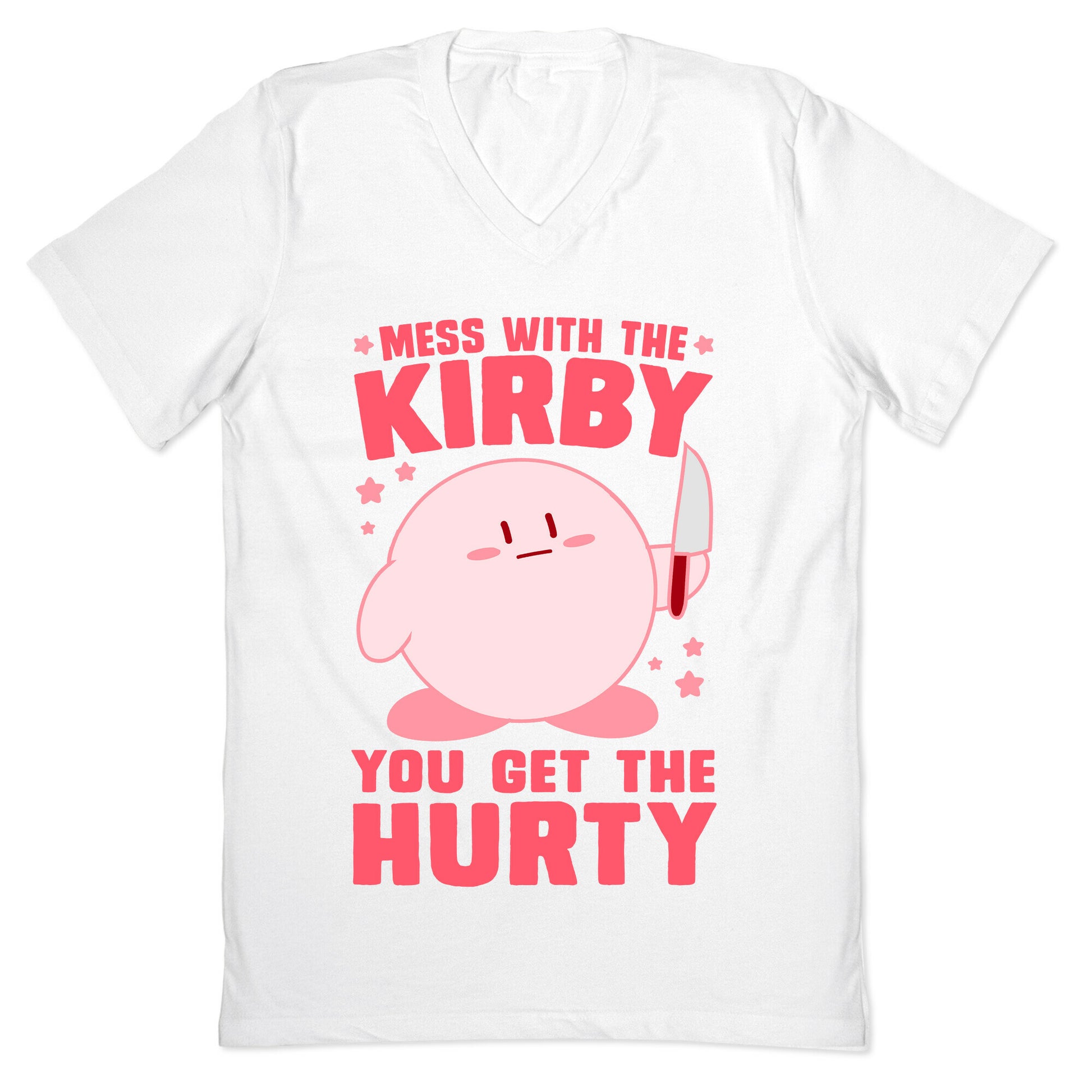 Mess With The Kirby, You Get The Hurty V-Neck