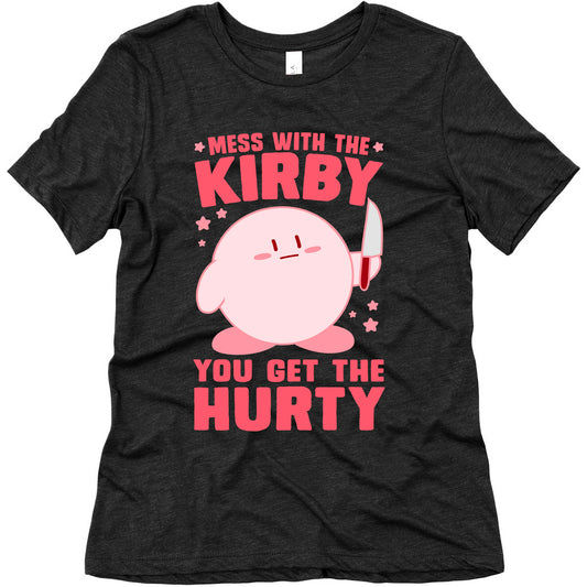 Mess With The Kirby, You Get The Hurty Women's Triblend Tee