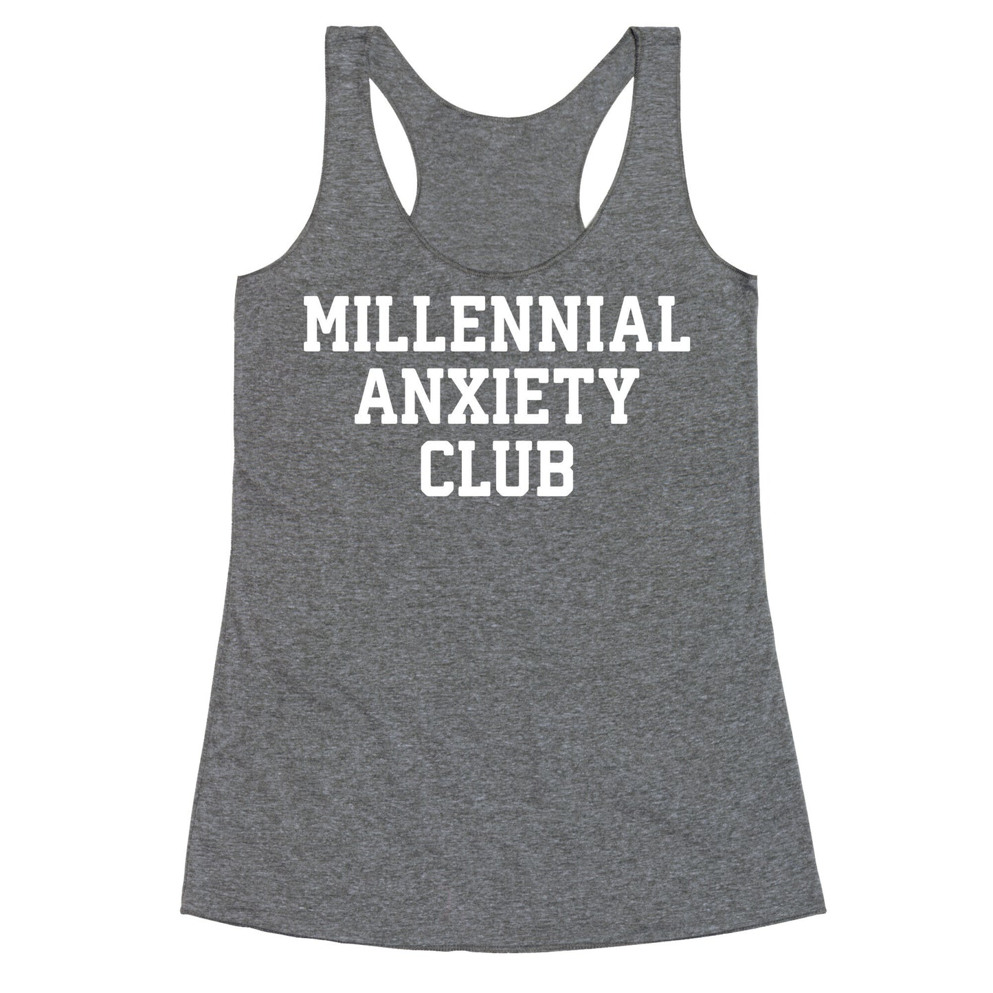 Millennial Anxiety Club Racerback Tank