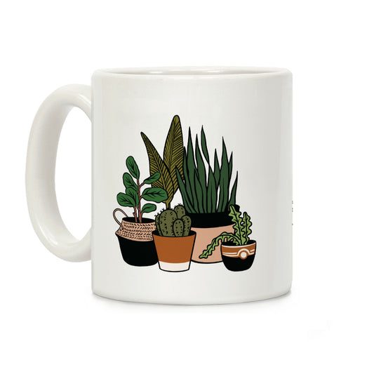 Houseplant Illustration Color Coffee Mug