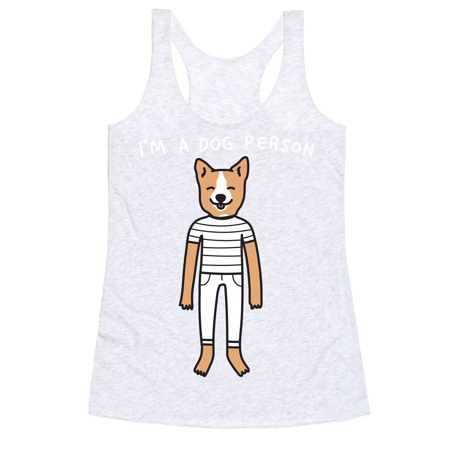 I'm A Dog Person Racerback Tank