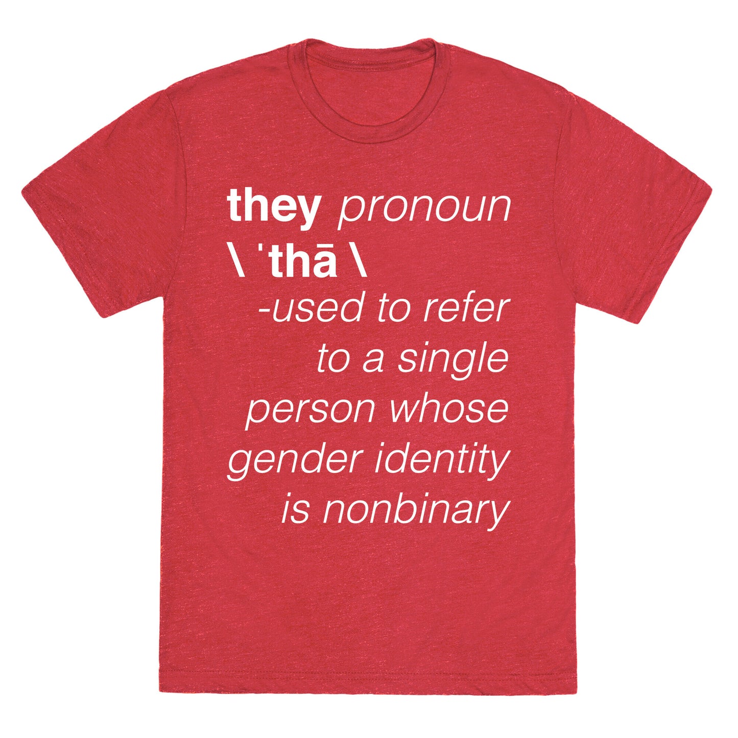 They Merriam-Webster Definition Unisex Triblend Tee