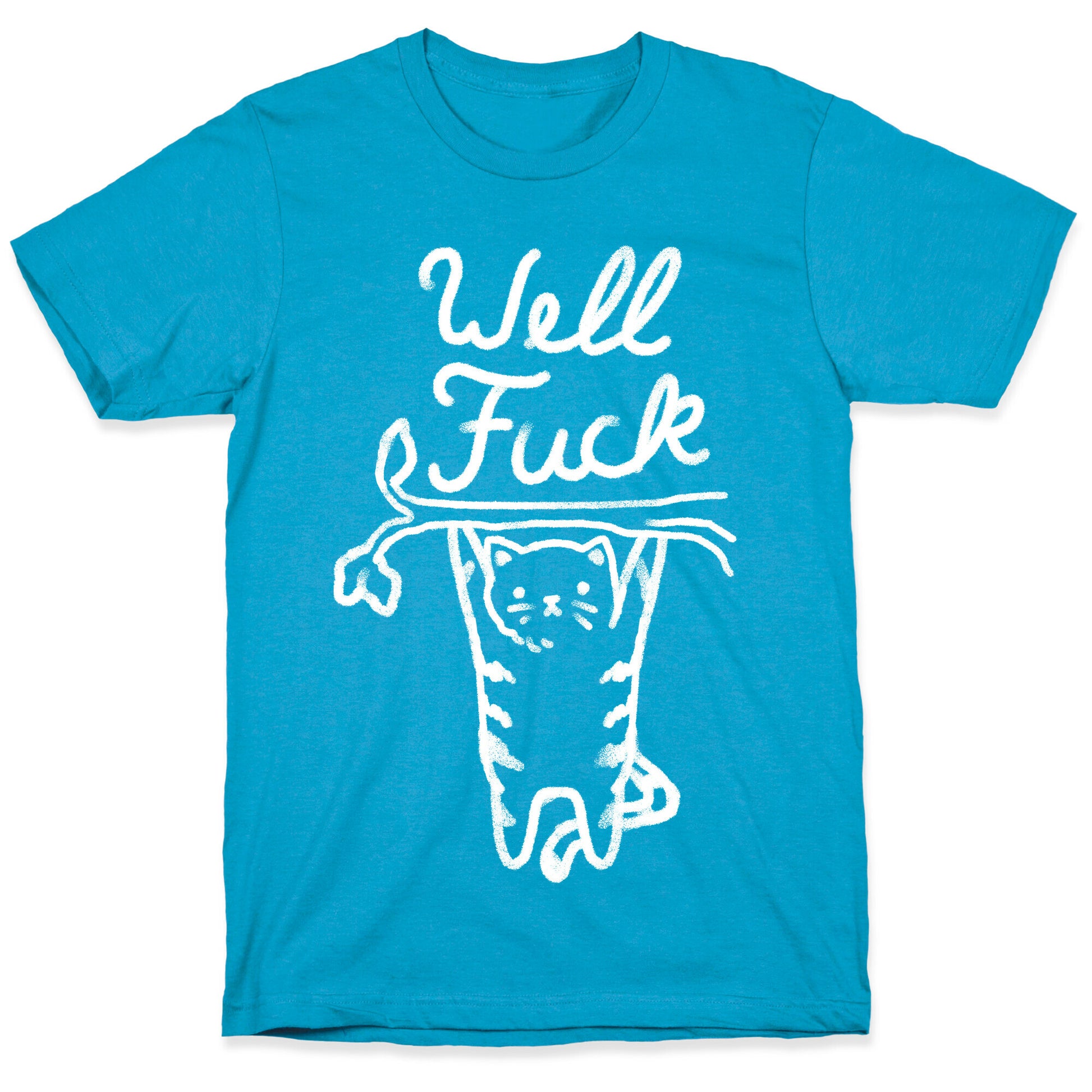 Well Fuck Cat Unisex Triblend Tee